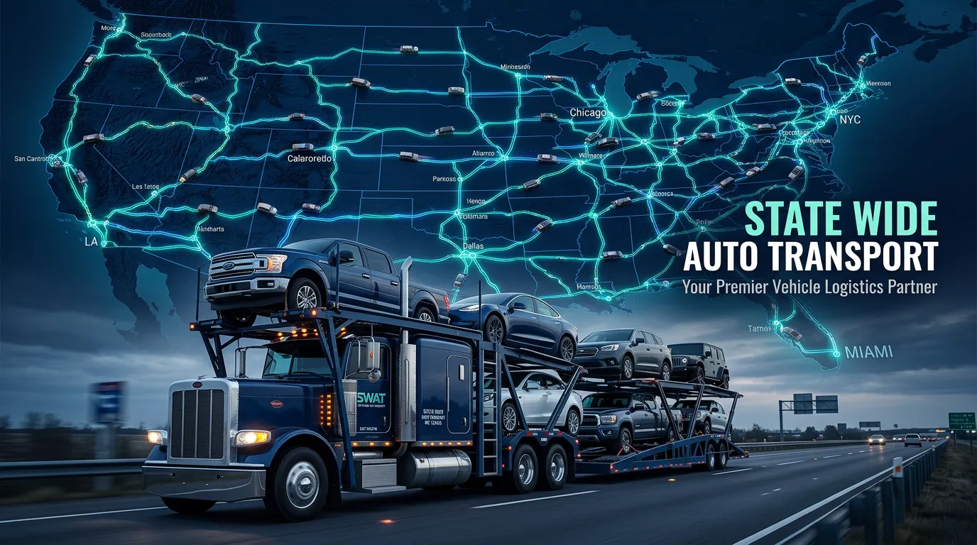 Auto transport carrier truck